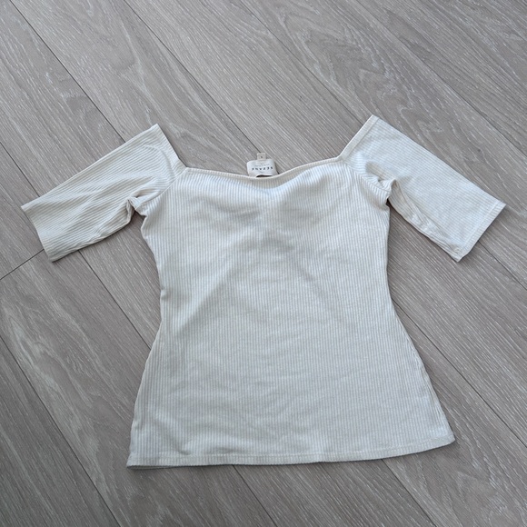 Sezane Caro Top in Cream Size S - Picture 5 of 11